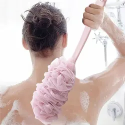 Luxurious Exfoliating Shower Brush With Long Handle - Pamper Yourself with a Relaxing Massage!