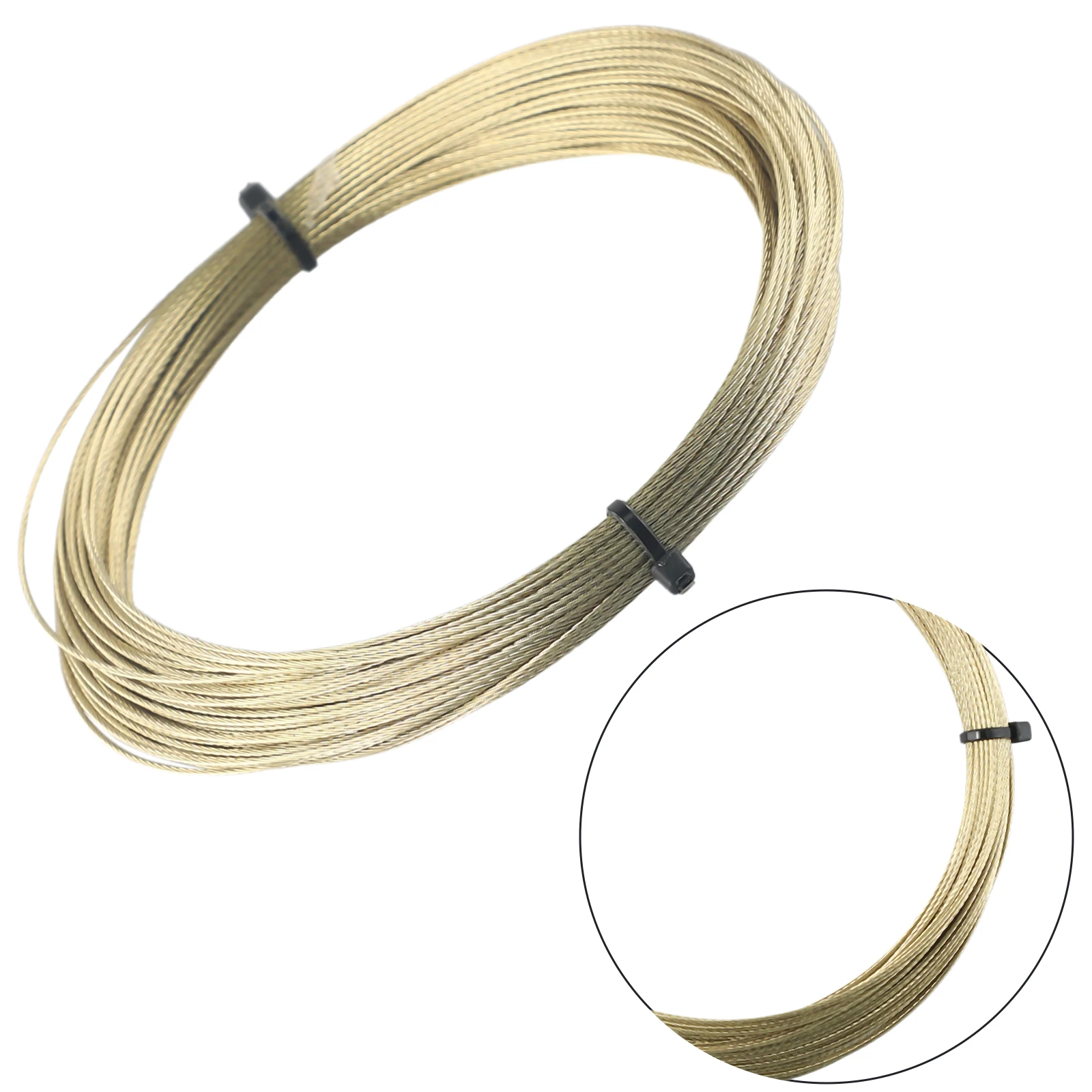 1Pc 22m 0.8mm Car Windscreen Glass Cutting Cut Out Braided Removal Wire Gold Roll Automobile Glass Consumables Tire Parts