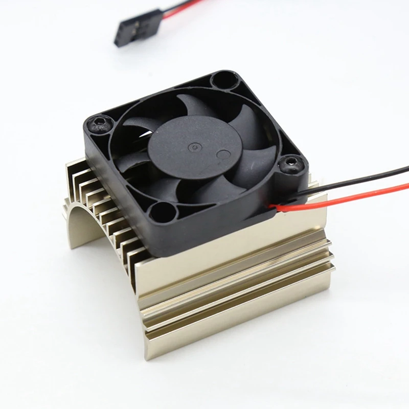 Suitable For 4074/4274/1515 Motor Universal Heat Sink Motor Heat Sink Plus Fan Heat Sink Set 1Pcs Random Color Easy To Use