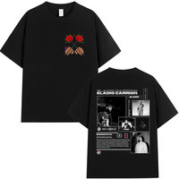 Rapper Eladio Carrion Graphic T-shirt Harajuku Fashion Hip Hop Short Sleeve Women Men Popular Oversized Cotton Y2k T Shirts Male