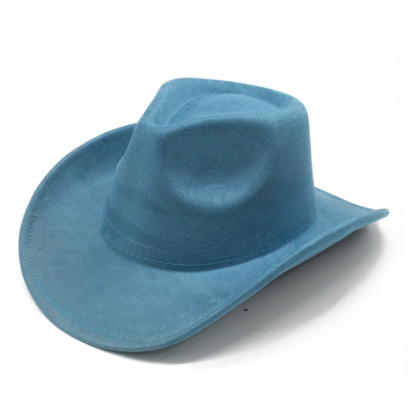 Curly Suede Top Thickened And Hardened Jazz Simple British Style Hat, Casual Versatile Hat