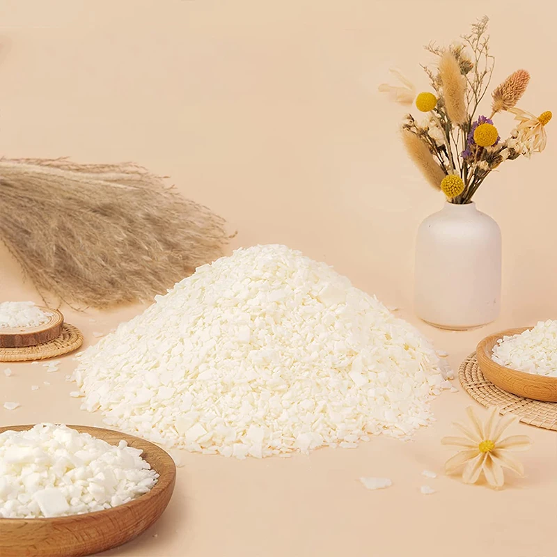 Velas de cera de soja natural para hacer velas, bolitas de cera de abejas blancas, manualidades de cera, fabricación de velas DIY, cosmética