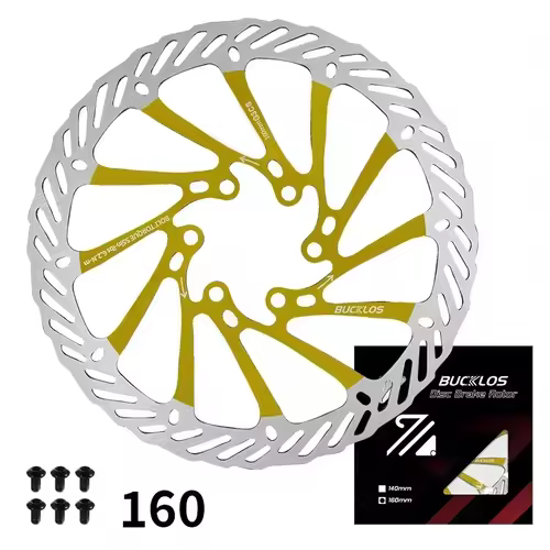 BUCKLOS Ultralight MTB Bike Hydraulic Disc Brake Rotor 160/180/203mm Mountain Road Racing Bicycle Brake Disc with 6 Free Bolts - Image 15