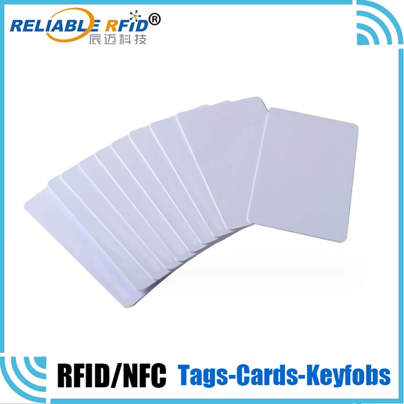 10pcs 15m 860-960Mhz Long Distance UHF RFID PVC Card EPC Gen2 Alien H3 chip UHF RFID Blank White Card for Access Control Parking