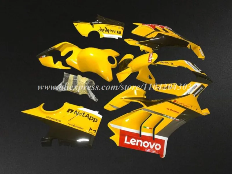 4Gifts New ABS Motorcycle Fairings Kit Fit For DUCATI Panigale s V4 V4s 2023 2024 23 24 Bodywork Set Custom Red Yellow + Tank