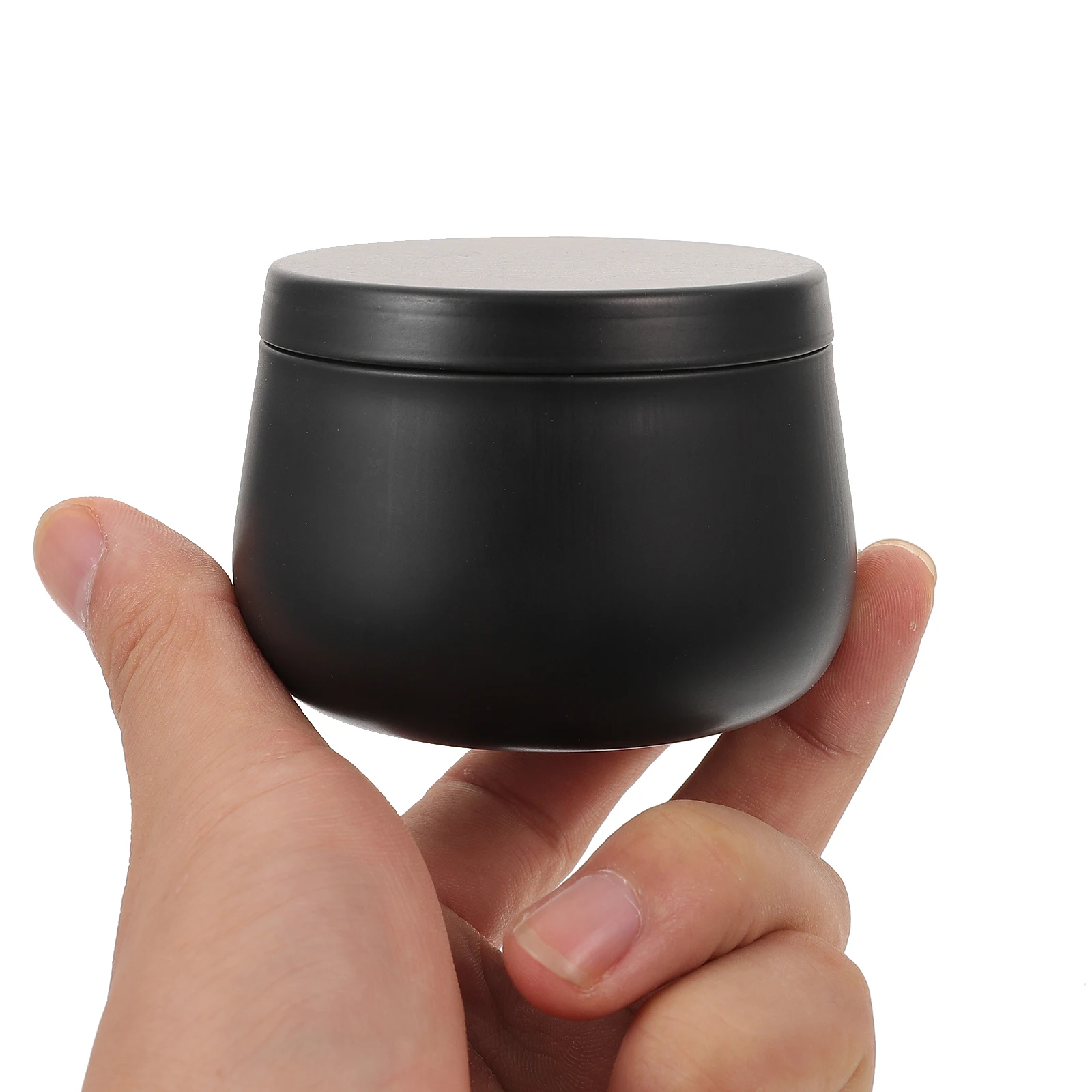 

24pcs Tin Box Lid Round 4Oz Tinplate Storage Container For Candy Tea Candles Sealed Jar Trinket Holder Kitchen Office Wedding