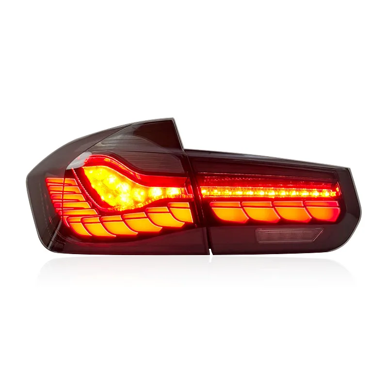 Auto-Auto-Rücklicht für BMW2013–2018 3er F30 M3 F80 OLED GTS, klares Rücklicht, Plug-and-Play