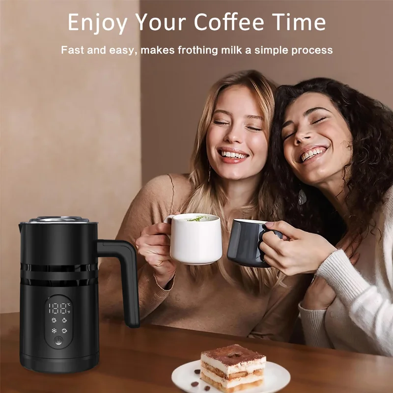 Высокопроизводительный электрический вспениватель молока с магнитной левитацией, горячий/холодный пенообразователь для коммерческого или домашнего использования