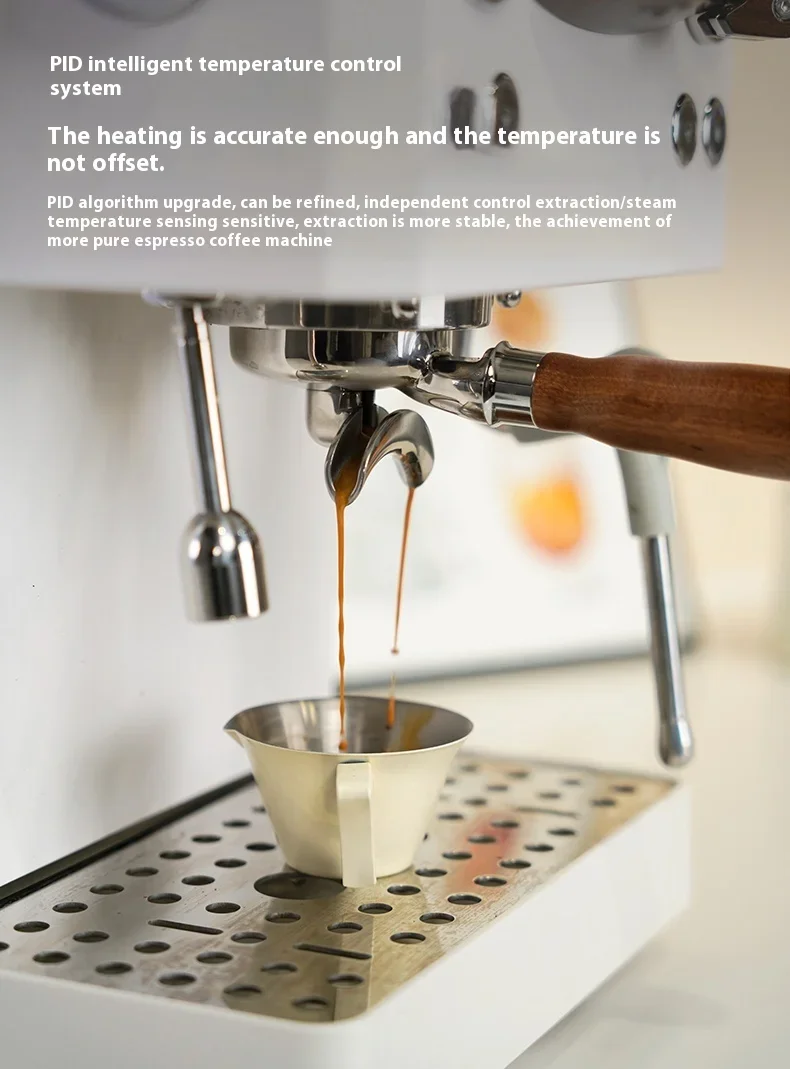 Hambach DR7116 20Bar Máquina de café expreso semiautomática Máquina de café expreso comercial para tiendas profesionales de té de la leche