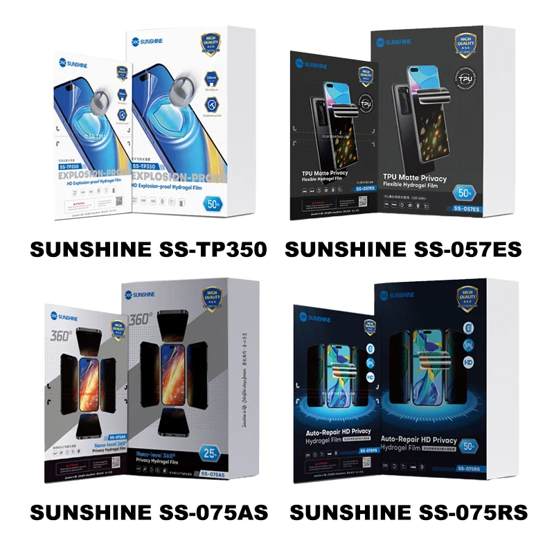 SUNSHINE Self Healing HD Privacy Screen Protector Pressure Resistant for Under 7 Inches Devices