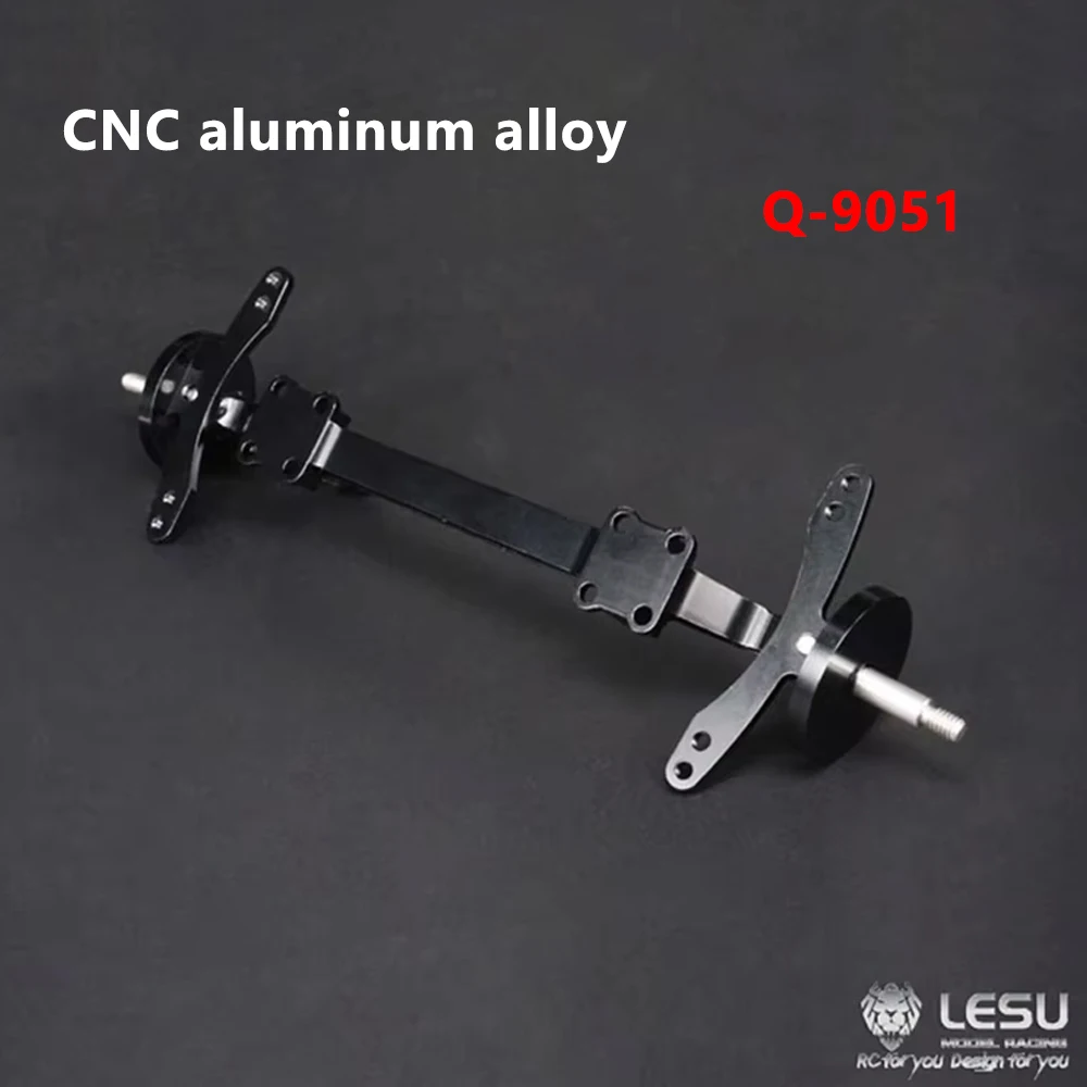 

LESU Q-9051 1/14 грузовик без привода, передняя ось, имитация колеса, подходит для обновления грузовика Tamiya или модификации «сделай сам»