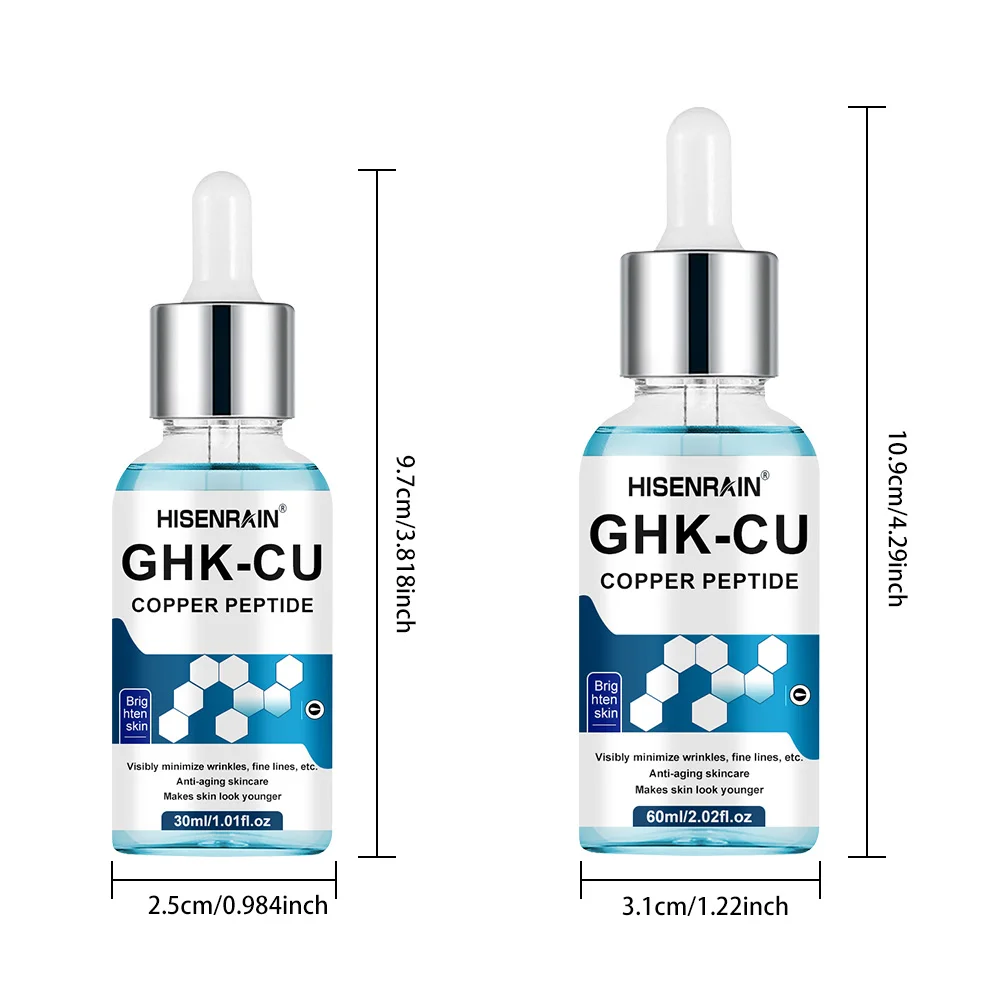 HISENRAIN GHK-CU Anti-Aging Gesichtsserum - Kupferpeptid Verjüngungsessenz für Straffung, Faltenreduktion & Hautregeneration. – Detail 13