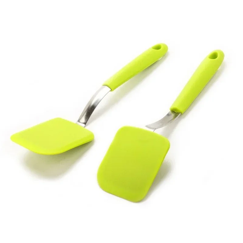 Green Color Kitchen Tools Spatula Non-stick Spatula Cooking Utensils Beef Meat Egg Kitchen Scraper Wide Pizza Cooking Shovel