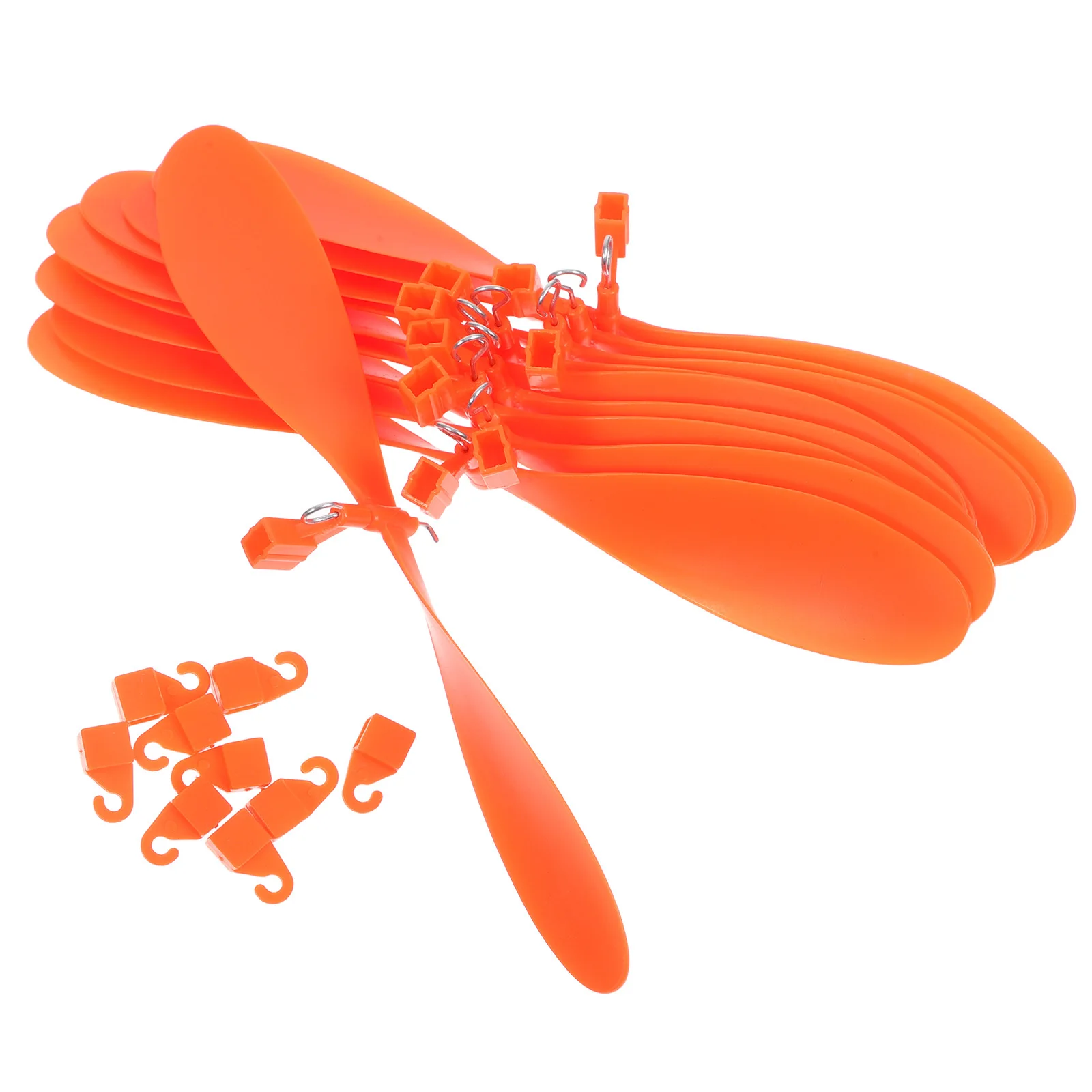 

10pcs Abs Propeller Parts For Planes Enhanced Aerodynamics Compatible Glider Tiger Helicopter Aircraft Blades