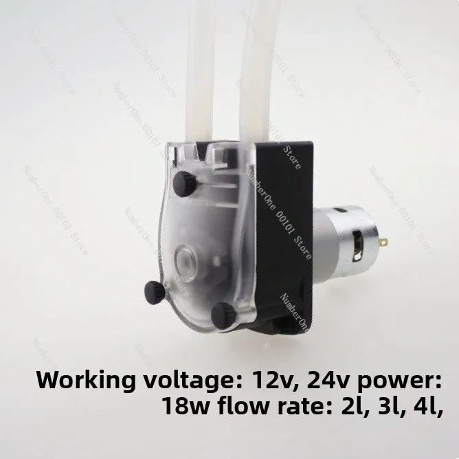 Food Grade High Flow Self Priming Peristaltic Pump Bubble Tea Beverage Syrup Liquid Filling Dispensing Equipment