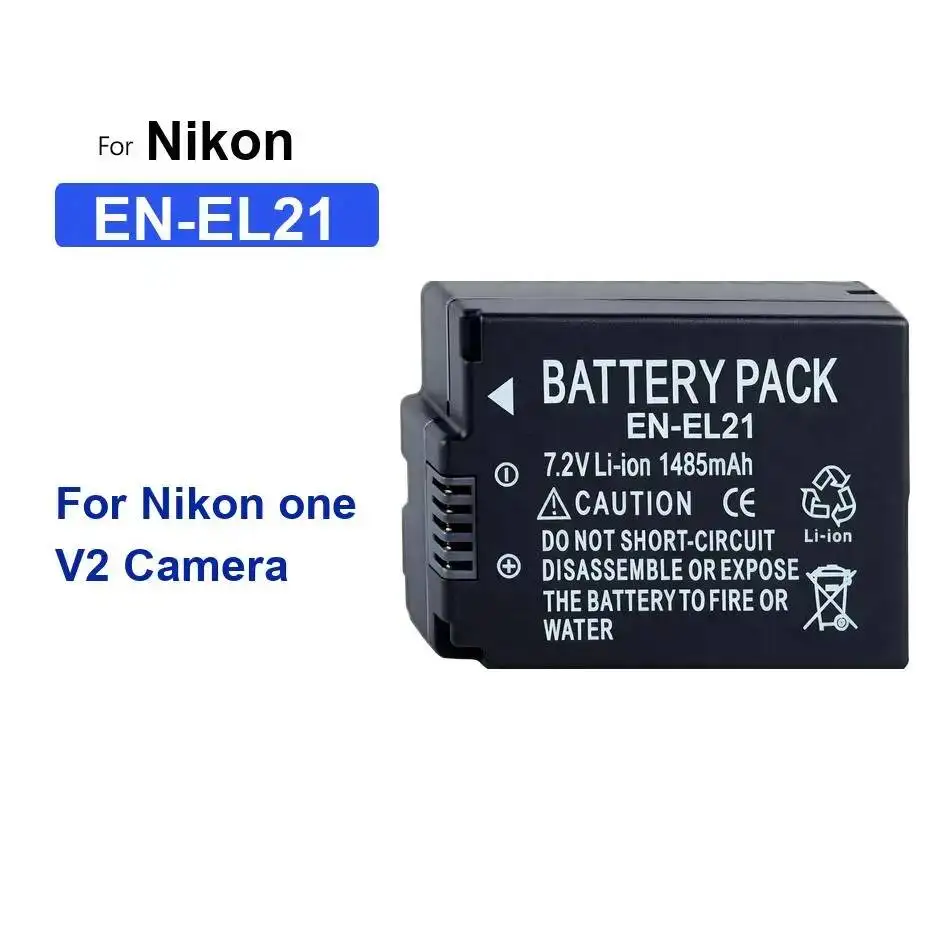 

For Nikon One V2 Camera Battery 1485Mah Reliable Power Supply EN-EL21 Stable
