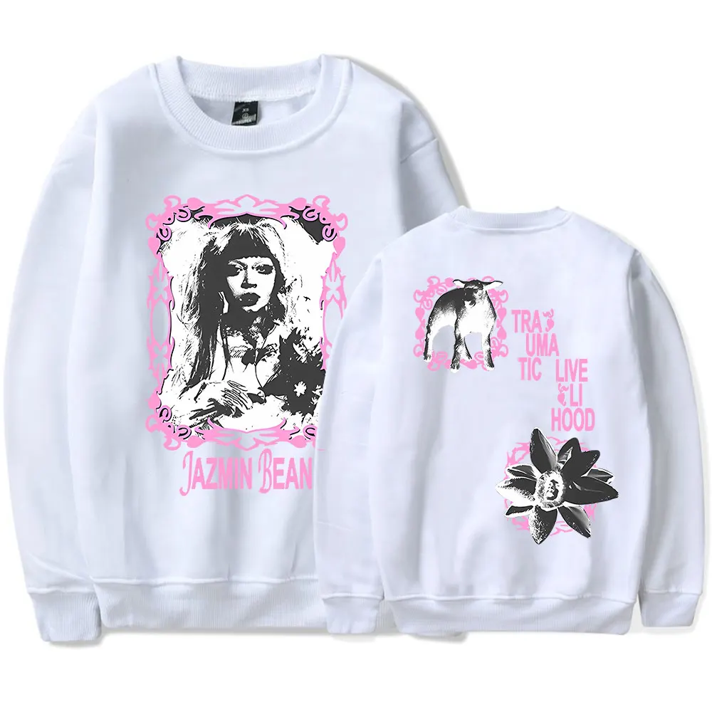 Jazmin Bean Graphic Crewneck Sweatshirts Women Men Long Sleeve Fashion Pullover Clothes