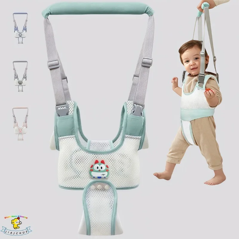 

Adjustable Kids Walking Harness 2 in 1 Safety Belt Handheld Walker Leash Breathable Padded For Learning Walk Indoor Outdoor