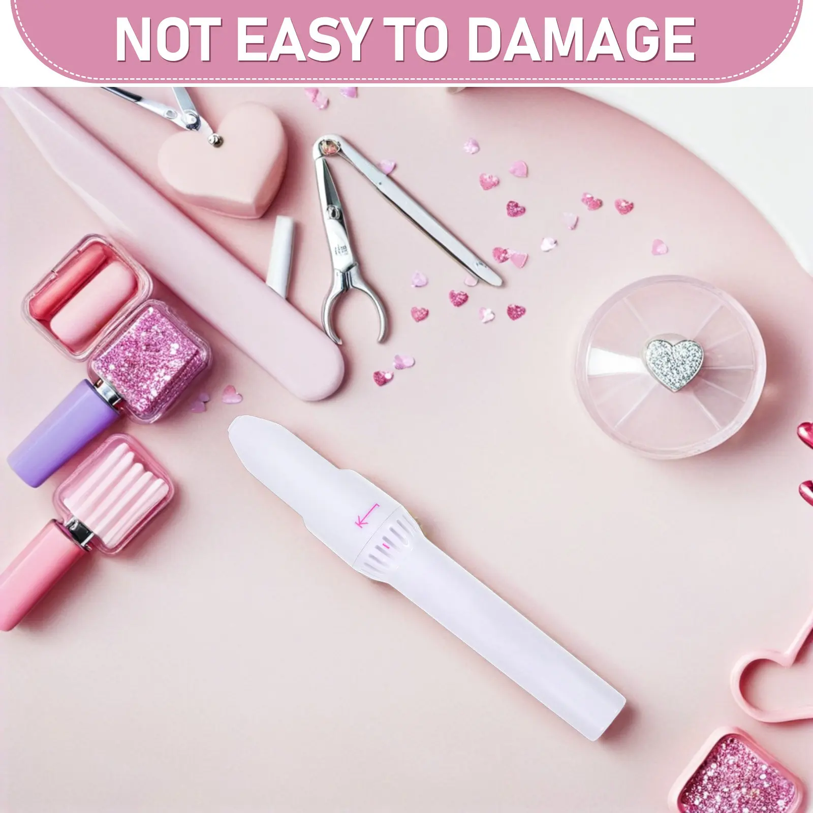 Fresa Elettrica Professionale a Forma di Penna per Unghie, Macchina per Manicure con 5 Punte, Attrezzatura per Intaglio, Levigatura e Lucidatura per Nail Art