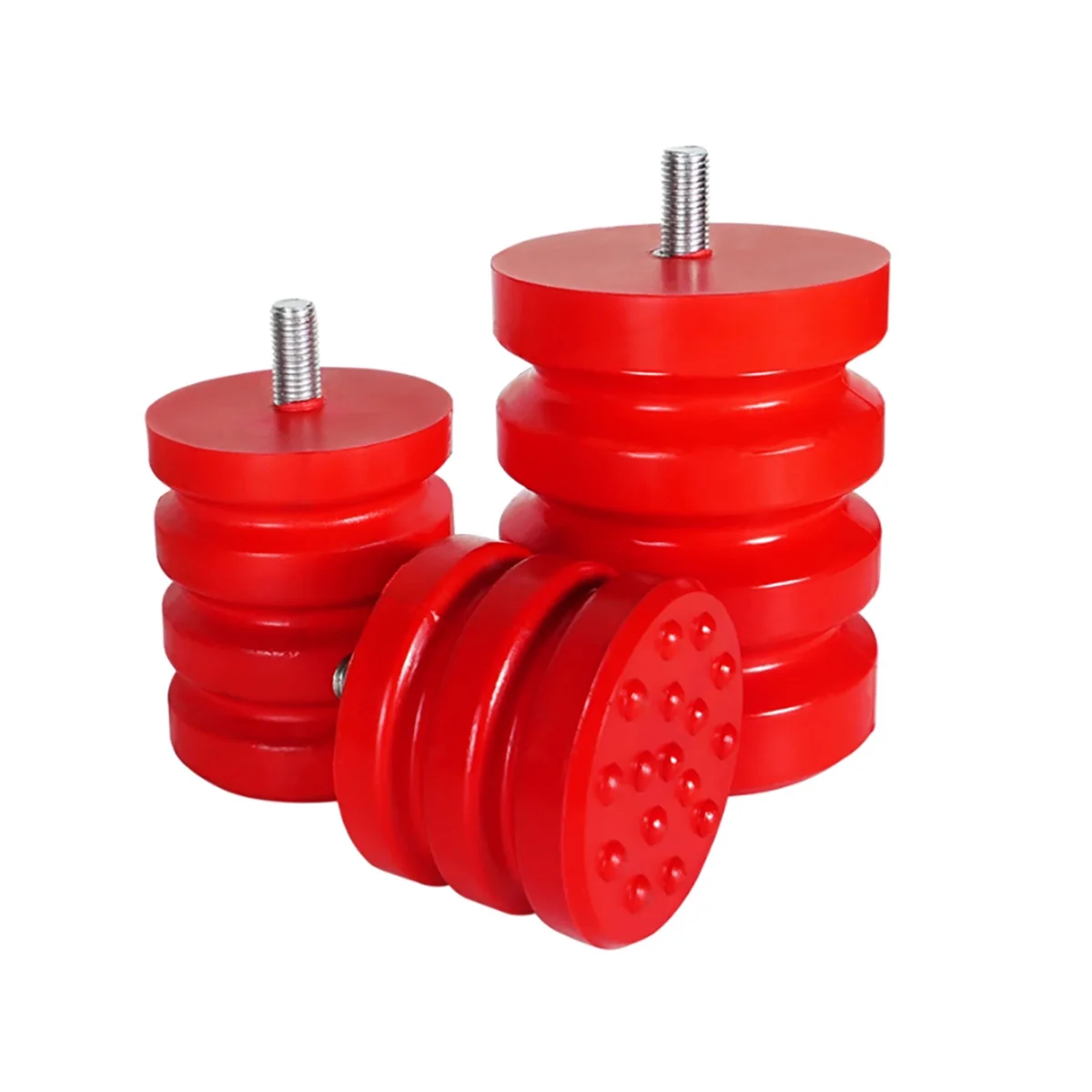 Buffer de poliuretano/guindaste/buffer de elevador/dispositivo anticolisão/almofada de amortecedor/parafuso/bloco de borracha de cabeça de impacto