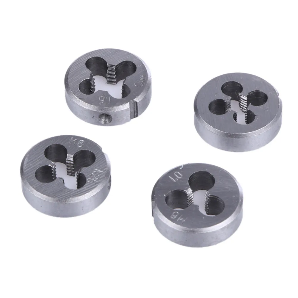 

Набор метрических плашек и метчиков (12 шт.) M3 - Высокопрочные метчики и плашки с ключом для восстановления и очистки резьбы по металлу