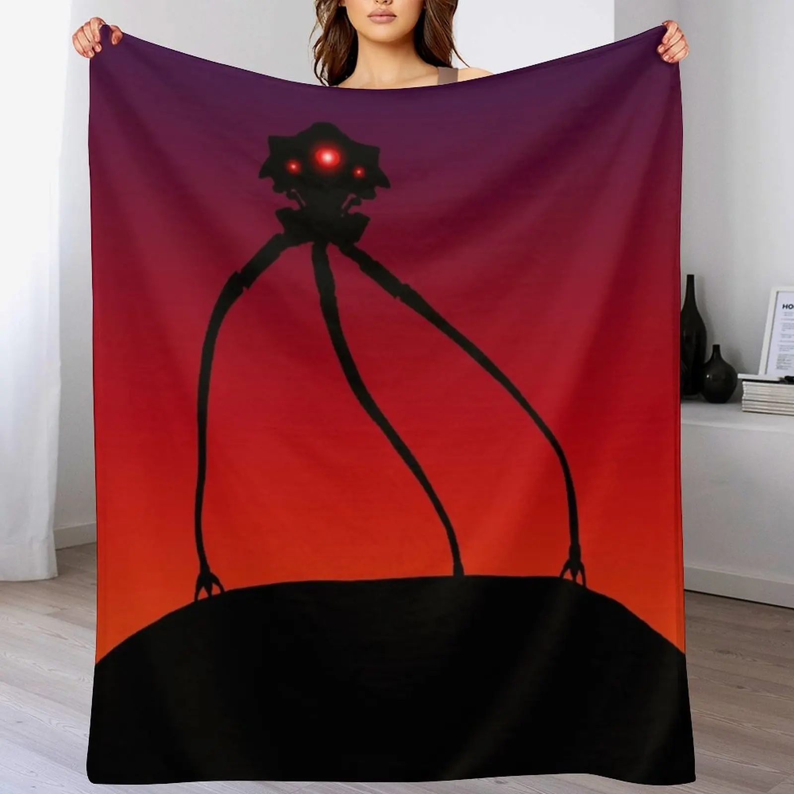

Tripod Throw Blanket Cozy Throw Blanket Birthday Gift for Him Her