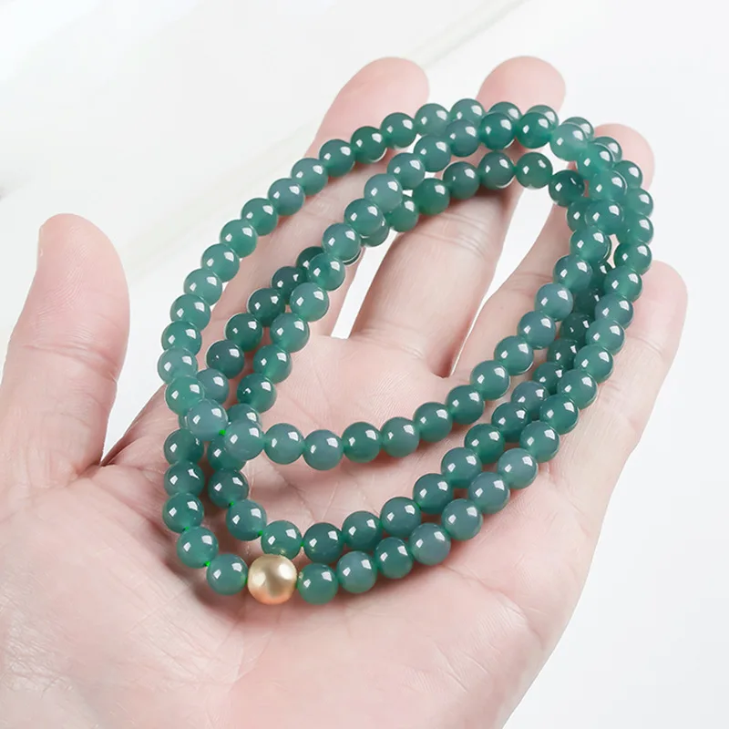 Certified Grade A Jade Bracelet Bangle Men Women Fine Jewelry Genuine Myanmar Jadeite Burma Blue Water Jade Multilayer Bracelets