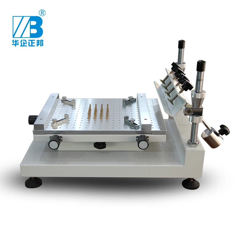 ZB3040H High Precision SMT Manual Solder Paste Printer 300x400mm Pcb Stencil Printer For PCB Solder Paste Red Glue Printing