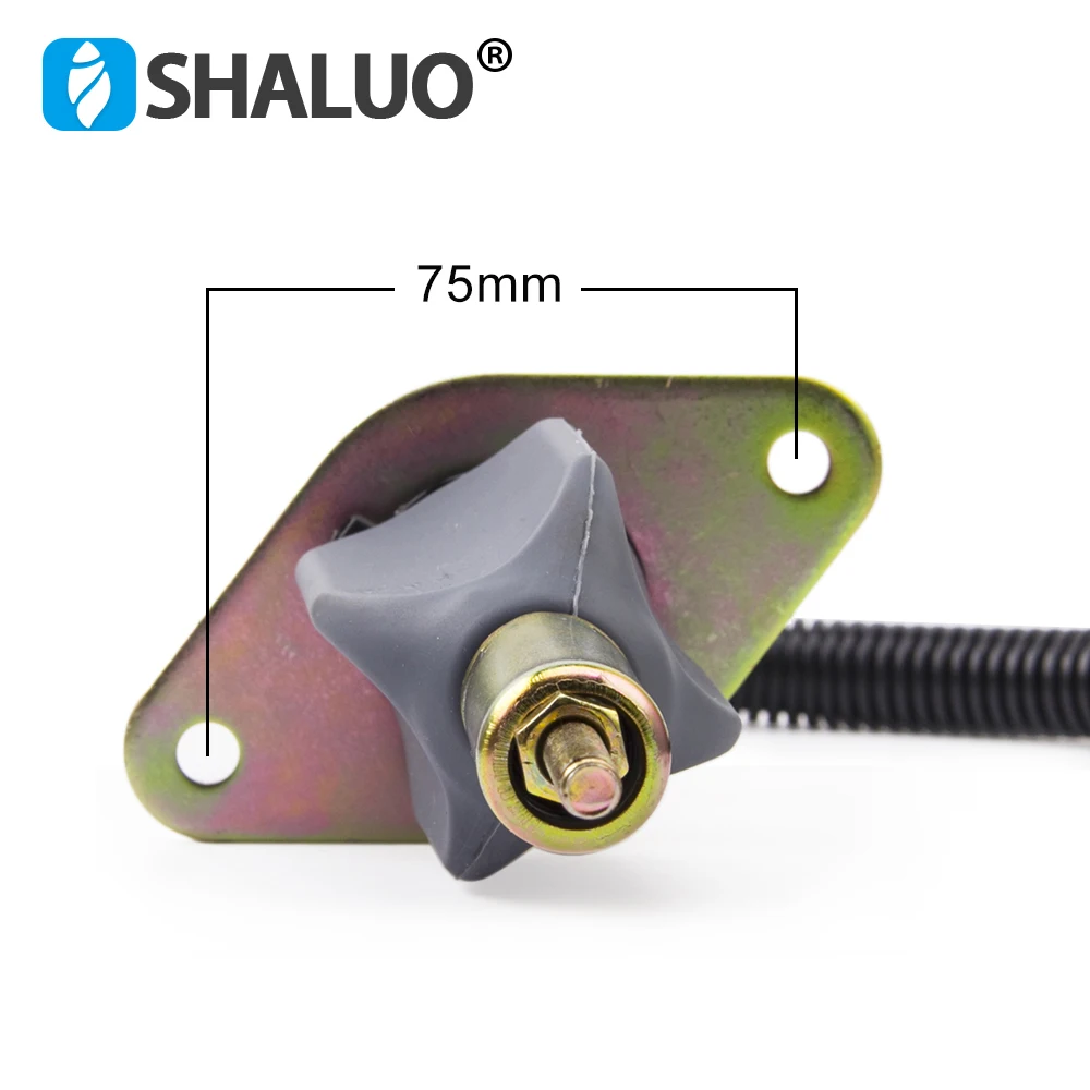New DC12V 24V 3928161 Genset Engine Fuel Shutdown Stop Solenoid Valve Flameout Fuel Cutting Valve Control Switch Generator Parts