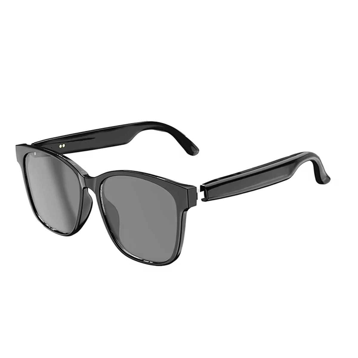 

BABQ! -C8 AI Smart Glasses Intelligent Real Time Language Translator Wireless Headphone AI Chat Smart Sunglasses Black