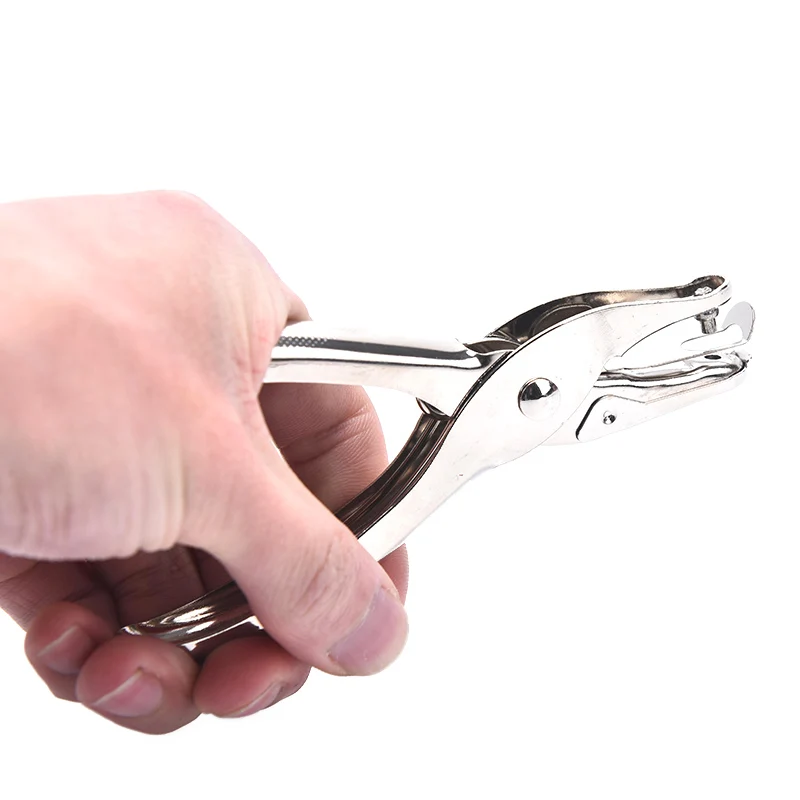 3mm Metal Single Hole Puncher Hand Paper Punch For Scrapbooking Border Scrapbooking School Office Stationary Supplies