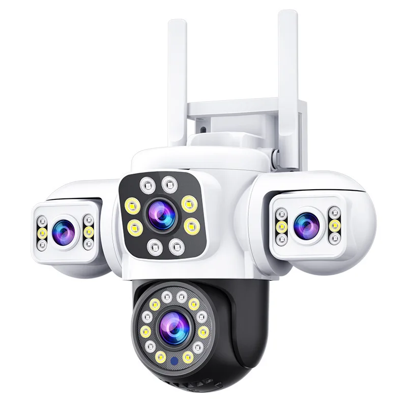 6MP UHD  Yoosee APP Triple Lens Wireless PTZ IP Dome Camera Full Color AI Humanoid Detection Home Security CCTV Baby Monitor