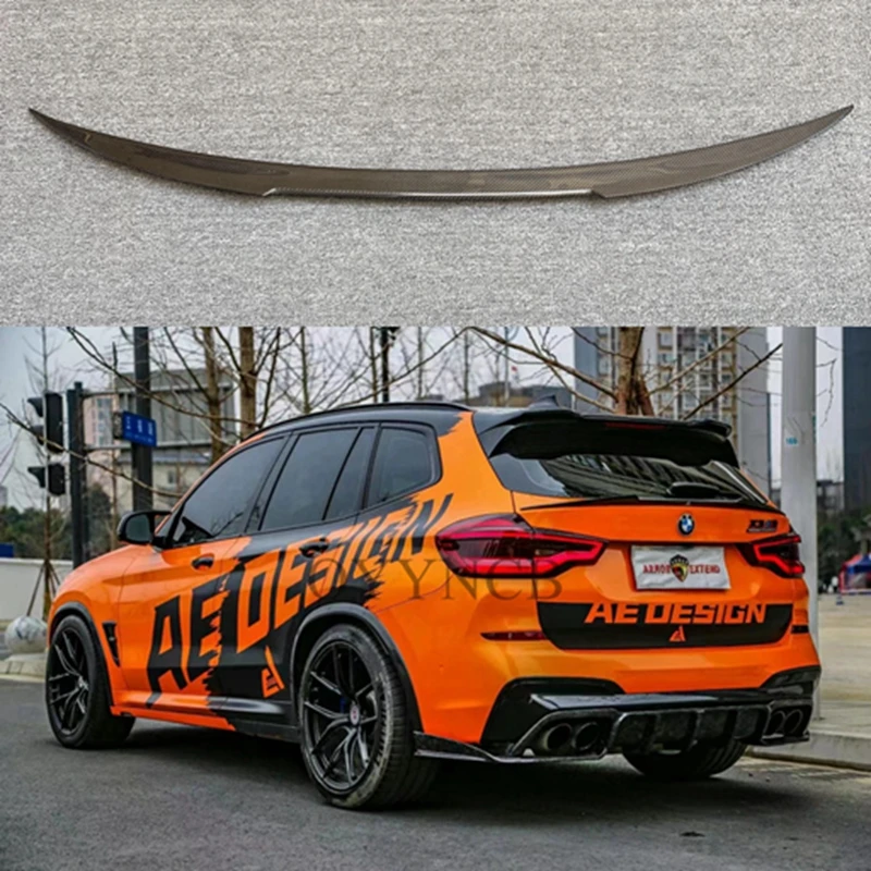 

For BMW X3 G01 IX3 G08 high-quality carbon fiber and FRP Gloss Black color rear spoiler tail wing trunk cover car styling