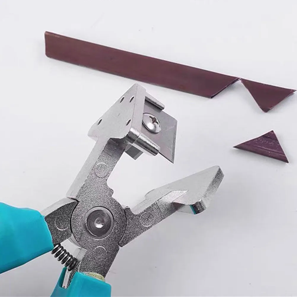 Imagem -03 - V-shaped Rubber Strip Scissors 90 ° Alicate Faixa de Vedação Ângulo Direito de Borracha Plástico Shears Porta e Janela Instalação Ferramenta Mão
