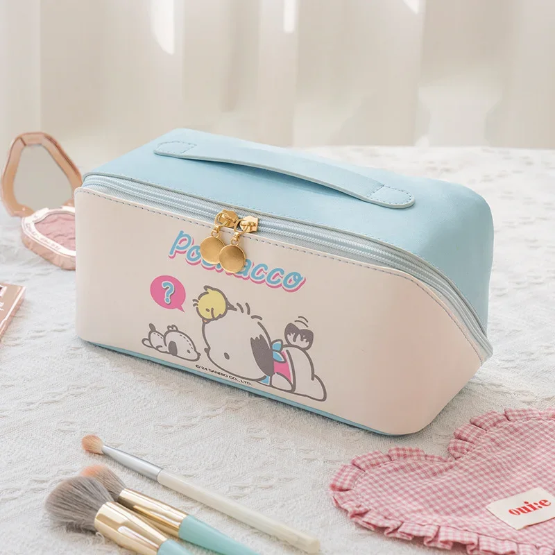 Novo Sanrio Organ Travesseiro Bolsa Cosméticos Shell Bag Dos Desenhos Animados Olá Kitty À Prova D 'Água Multifuncional Lavagem Armazenamento Portátil