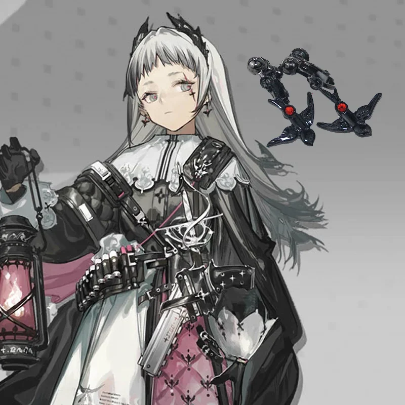 فرسان إيرين تأثيري أقراط الأذن كليب قلادة هالوين زي التبعي الدعامة #1