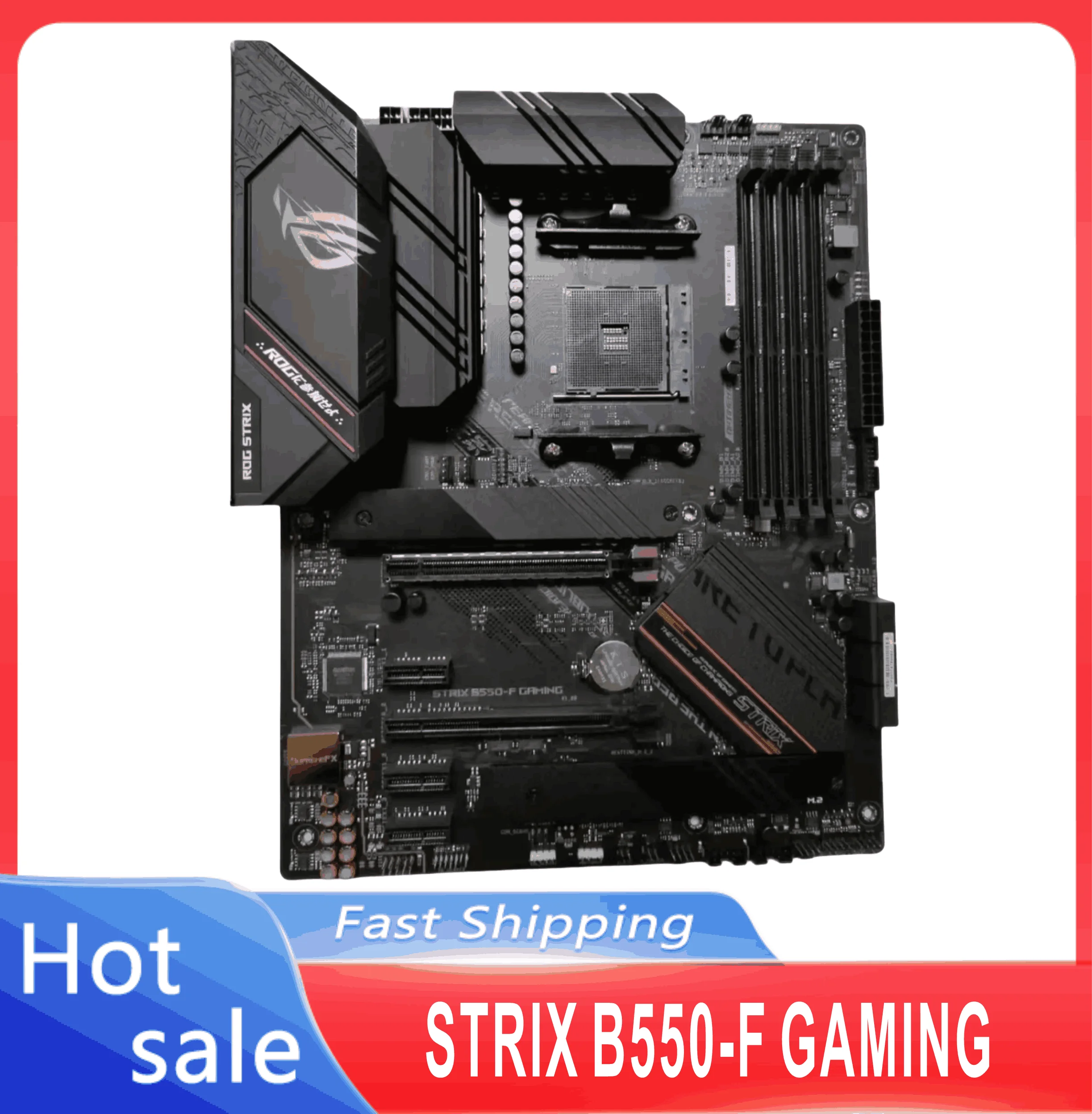 ROG STRIX B550-F GAMING Socket AM4 4×DDR4 128GBPCI-E 4.0 M.2 6×SATA III USB3.2 HDMI ATX For Ryzen 5600 cpu