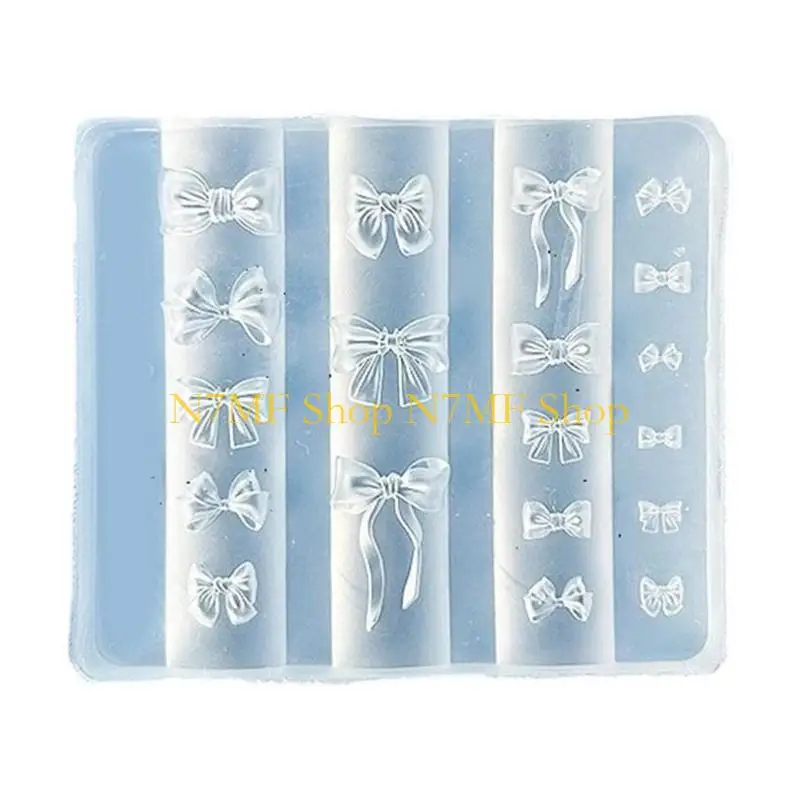 

N7MF Silicone Stamps Decors Mould Decors Stamping Tools for Nail Decors