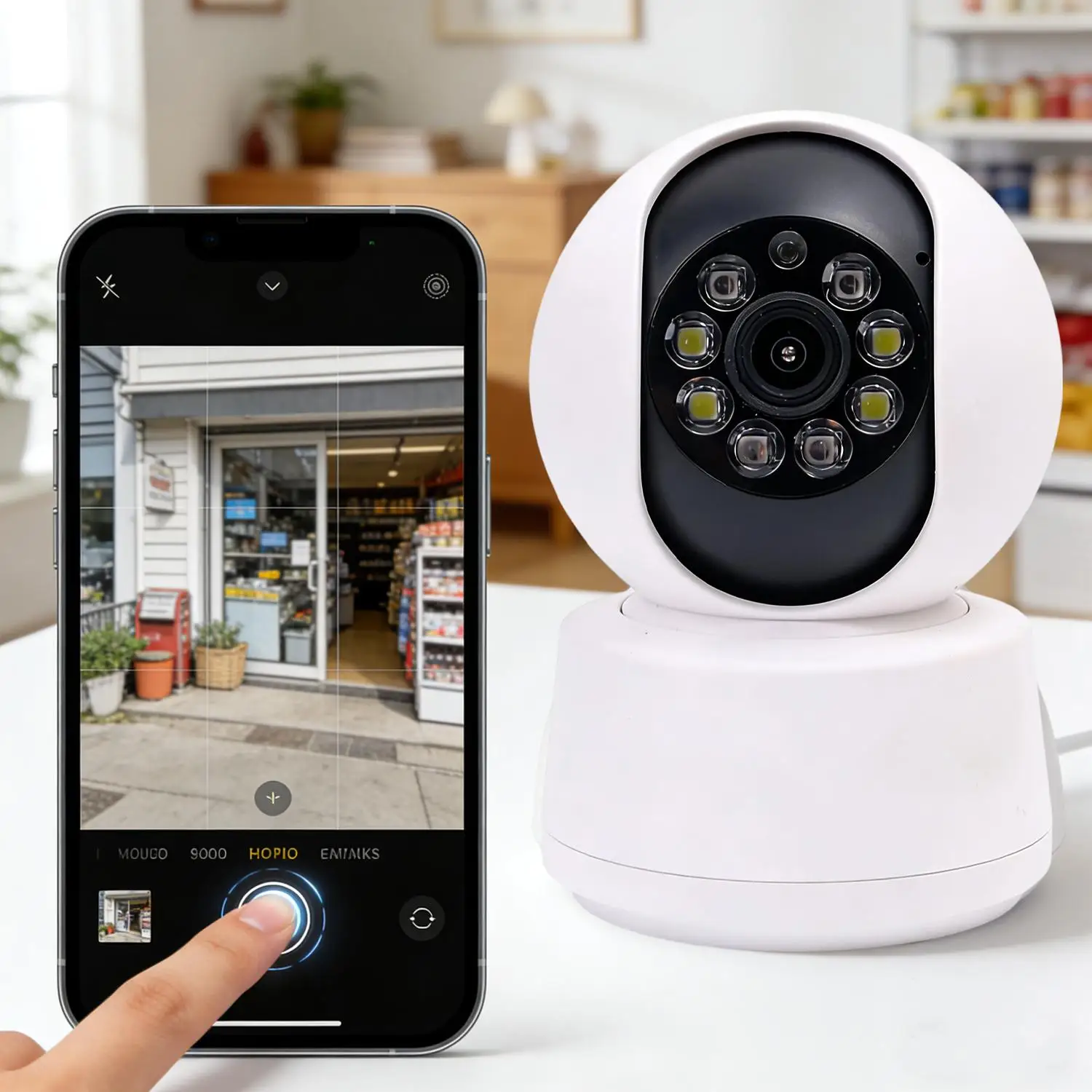 

Беспроводная IP-камера 4K с Wi-Fi, ночным видением, для наружного и внутреннего использования, с автоматическим отслеживанием, магнитным креплением, для видеонаблюдения