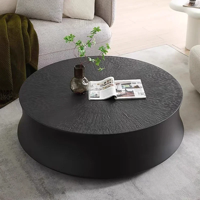 Light Luxury Modern Italian Minimalist Round Coffee Tables Side Table Living Room Coffee Table Desk Corner Tables Home Furniture