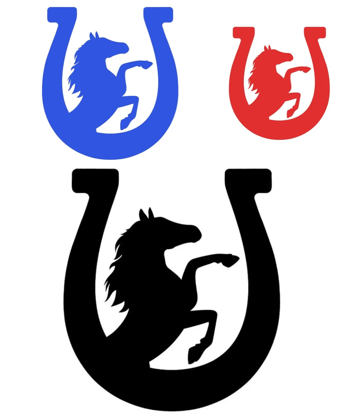 

Personalized Horse Logo Car Sticker Waterproof Auto Decors on Bumper Rear Window Motorcycle Laptop Helmet PVC Wholesale