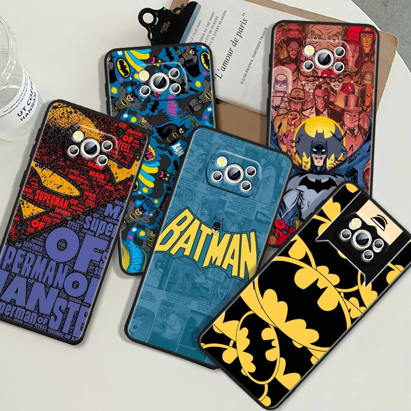 Superman Batman For Honor V20 10i 10X 9S 9X 9C 9A 8X 8C 8A 7S Magic 5 Lite Pro MAX Black Soft Phone Case