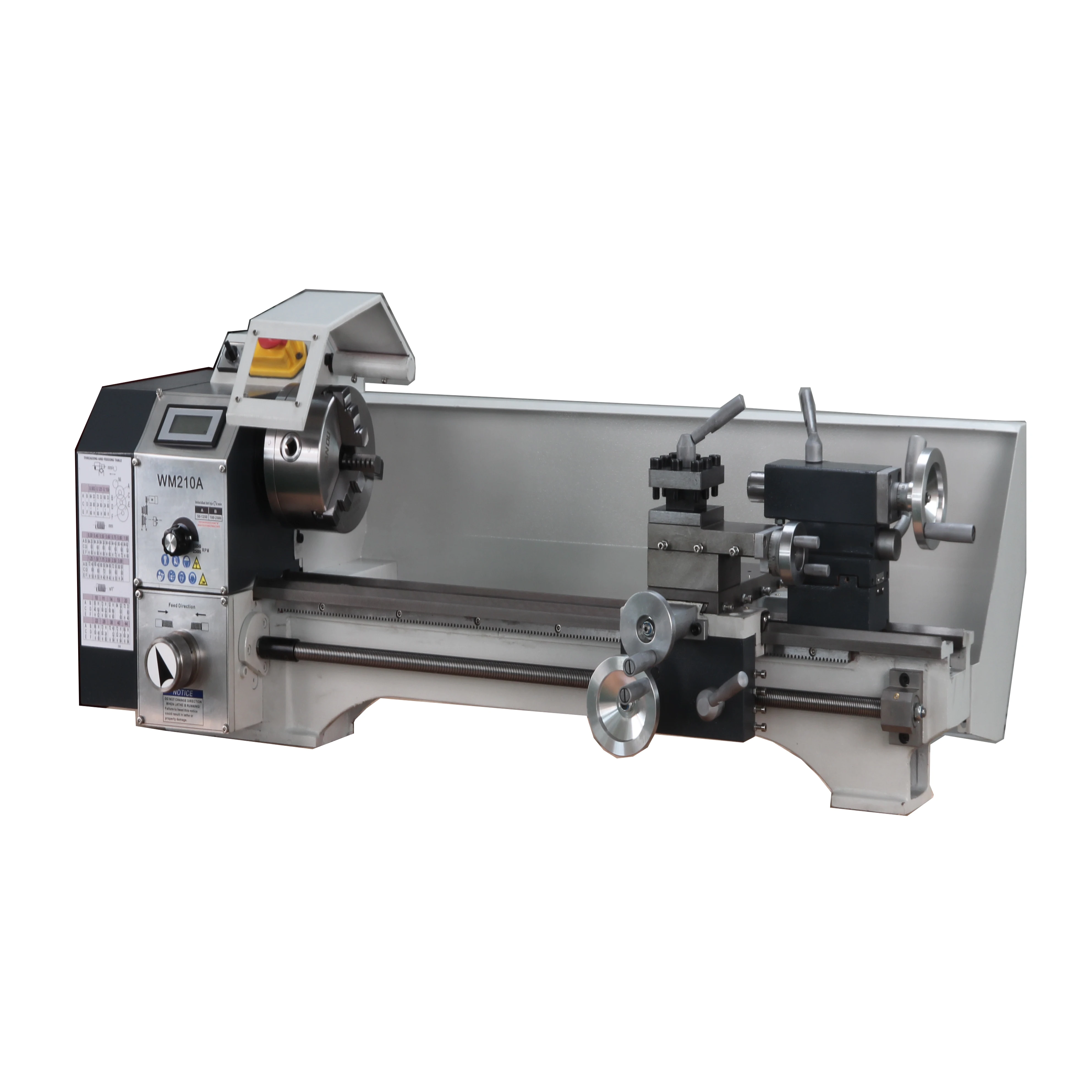 

Factory Price Mini Metal Lathe WM210A Bench Top Lathe Machine