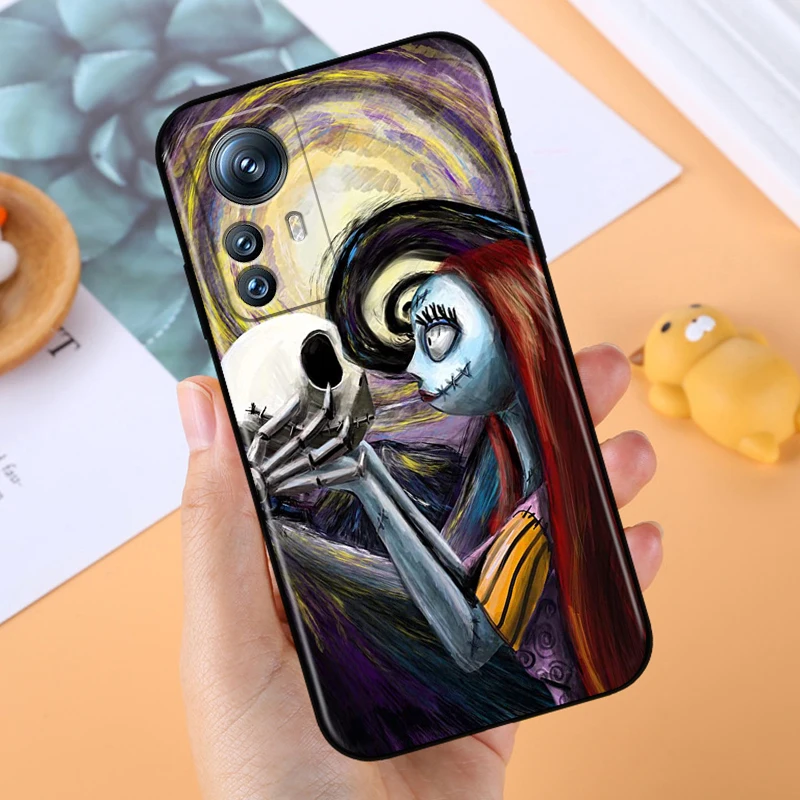 Nightmare Before Christmas For Xiaomi Mi 13T 13 12T 12 11T 11i 11 A3 10T 10 9 Pro Lite Ultra 5G Black Back Phone Case