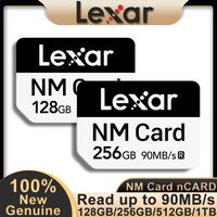 100% Original Lexar NM Card Memory Card 128GB 256GB 512GB Read up to 90MB/s  TF Card Reader for Huawei Phone Mate 60Pro+ P30 P40