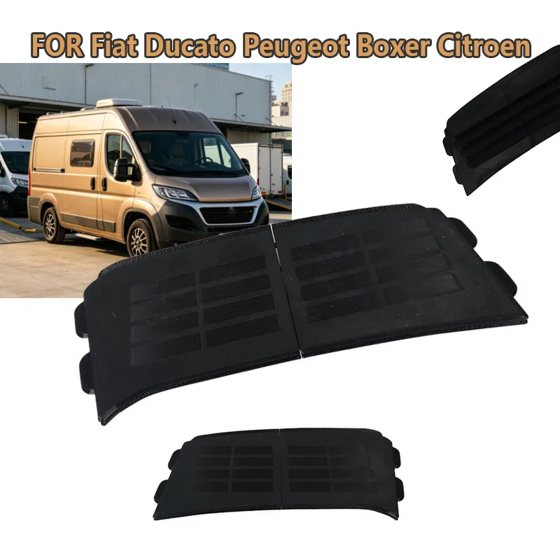 Ventilation Air Vent for Fiat Ducato Peugeot Boxer Citroen Jumper Front Window Rain Guard with Fly Screen for Camper Van Motorho
