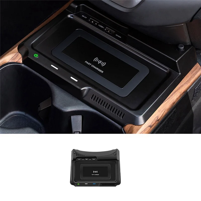 

AX48-15W Car Wireless Charger QI Phone Charger Fast Charging Case Phone Holder Replacement Parts For Honda CRV 2017-2020