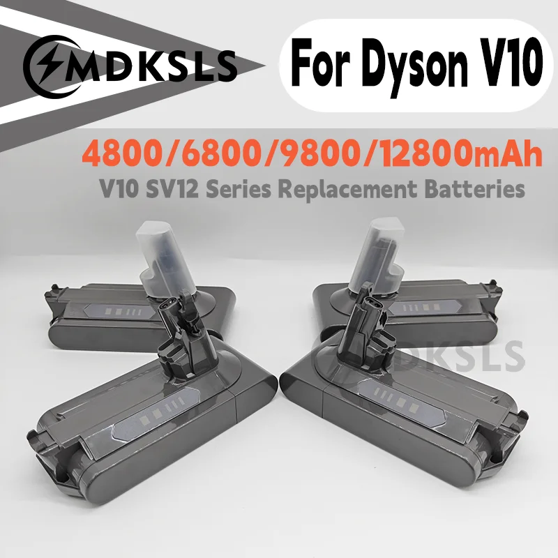 

For Dyson V10 4800-12800mAh 25.2V battery For Dyson SV12 Battery Absolute Animal Li-ion Vacuum Cleaner Rechargeable BATTERY SV12