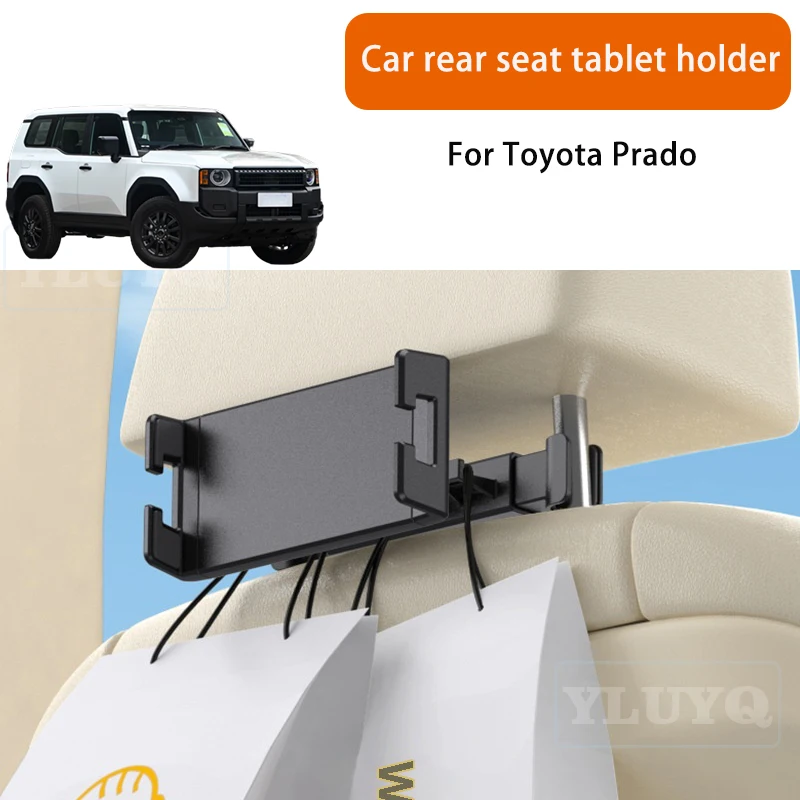 

For Toyota Prado Car Tablet Holder Rear Seat Phone Mount Rotatable Car-Specific Modification Accessory