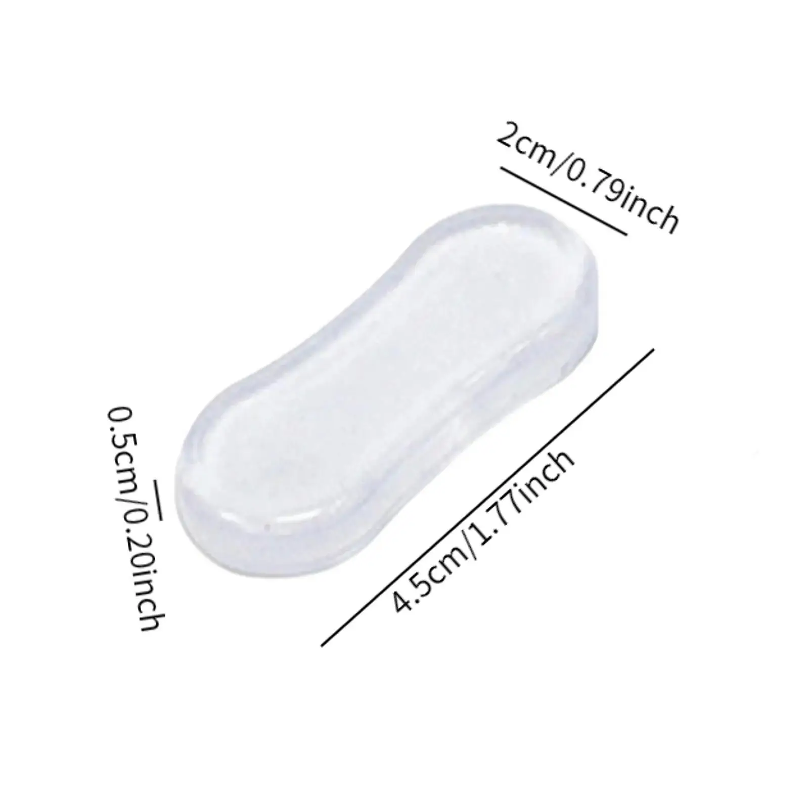 Set of 4 Universal Bathroom Hardware Toilet Seat Lid Bumpers Buffers Spacers;